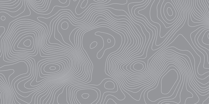 Subtle abstract topographic pattern with smooth contour lines on a gray background, creating a modern minimalistic texture ideal for mapping themes, backgrounds, branding,wallpapers,and graphic design