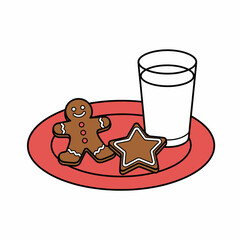 Traditional christmas wreath with red berries and white candle festive holiday decoration icon for seasonal greeting or home decor branding