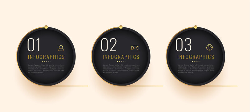 three key element for any business success infographic template - Powered by Adobe