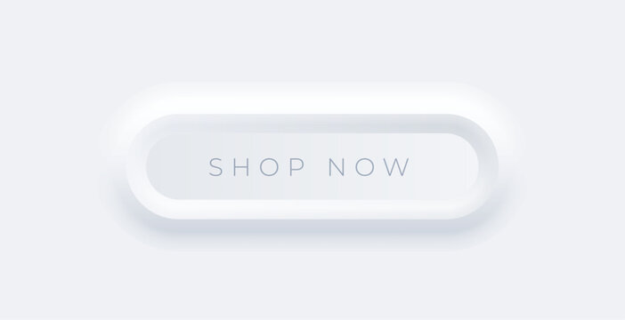 simple web shop now button in neumorphic style