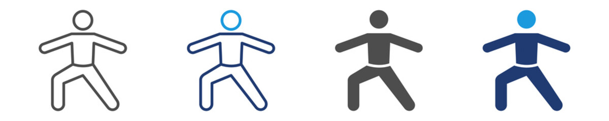 exercise  icon set multiple style