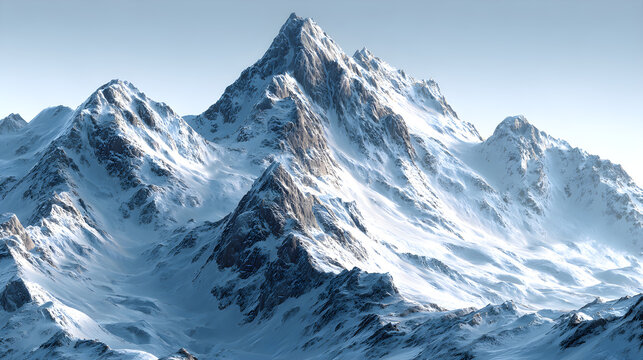 swiss alps in the winter