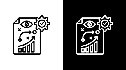 Strategy With Icon Set Design