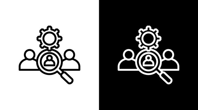 Recruitment With Icon Set Design