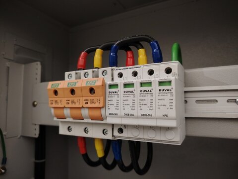 Image of surge protection devices and switch disconnectors.