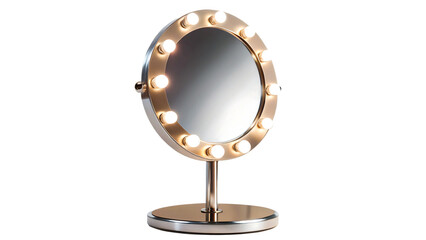 Illuminated makeup mirror, a beauty accessory
