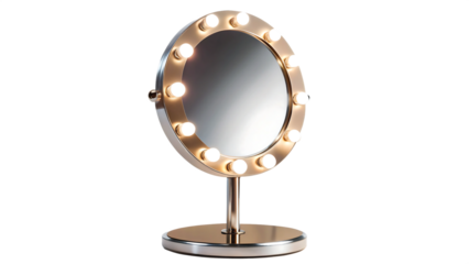 Illuminated makeup mirror, a beauty accessory