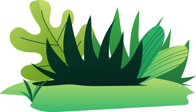 Tropical Plant and Bushes - Powered by Adobe