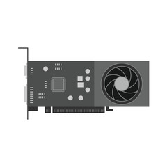 illustration of a computer graphics card