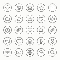 Social Media and Web Icons Collection Keywords: social, media, web, icon, collection, set