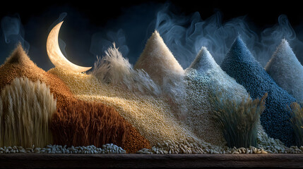 "Rice Seeds Spread South - Weight of Life", Xia-Shang-Zhou Miao Migration, Rice Seed Inheritance, Red Soil Seedling Civilization