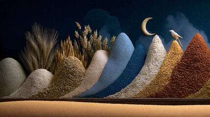 "Rice Seeds Spread South - Weight of Life", Xia-Shang-Zhou Miao Migration, Rice Seed Inheritance, Red Soil Seedling Civilization