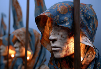 "Soul Returns to Homeland - Spirit Summoning Ritual", Xia-Shang-Zhou Miao Migration, Spirit Summoning, Soul Banner Nostalgia