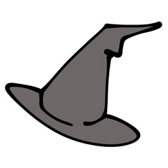 Simple Graphic of a Witch Hat