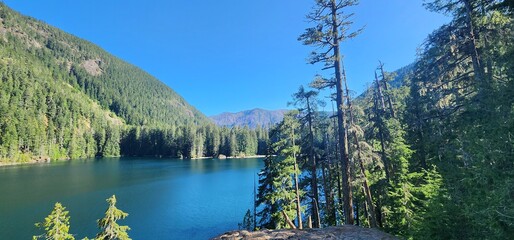 lake in the mountains