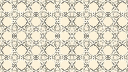 Elegant vintage pattern background with floral decorative elements and soft colors for design
