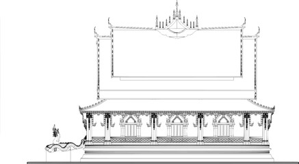 Thai/Laos Vihara wat