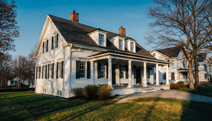 Fototapeta premium Old Fashion House in day light
