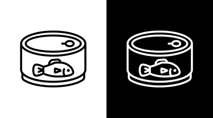 Canned Food With Icon Set Design