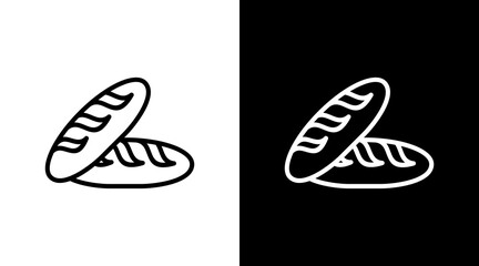 Bread With Icon Set Design