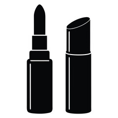 lipstick   lip gloss vector icon