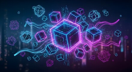 abstract blue background