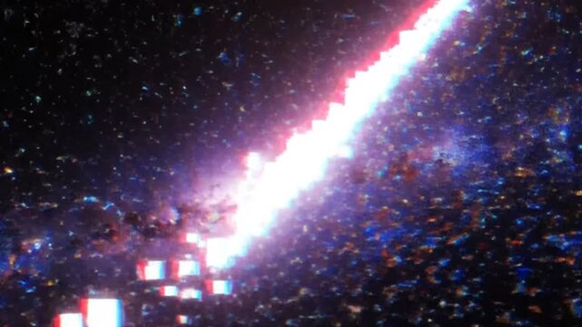 Astral rift tearing through the cosmos