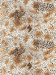 seamless leopard skin pattern on background