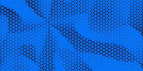 Geometric isometric triangles halftone cover design set