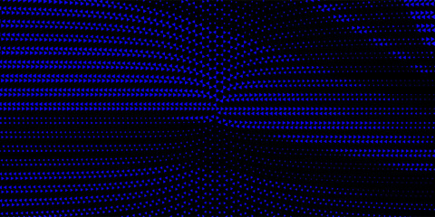 Geometric isometric triangles halftone cover design set