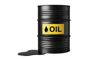 A rendering depicts a spilled liquid near a barrel that features a yellow label with the word OIL.