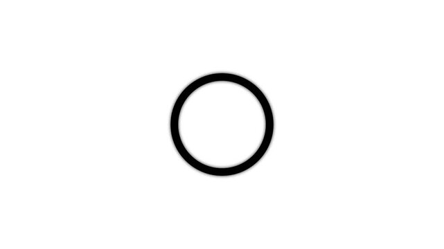 black check mark icon.Animated check mark icon in white against white background for positive affirmations and approved actions.