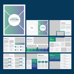 16 Page Company Profile Design