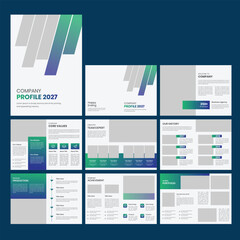 16 Page Company Profile Design