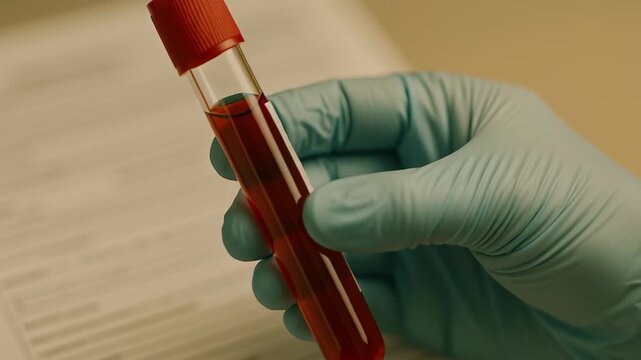 Health Check Blood Test and Medical Laboratory Form for Monitoring Well Being and Healthcare Needs