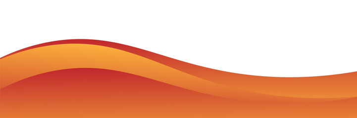 Vector orange line background curve element with white space for text and message design, overlapping layers, vector