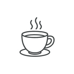 Obraz premium Cozy Steam Rising Coffee Cup On Saucer For Breakfast, Café, Or Relaxing Morning Mood