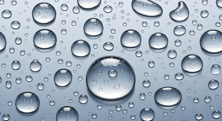 Sparkling water droplets create a refreshing and clean aesthetic, perfect for conveying purity and clarity, ideal for health, beauty, or technology related designs