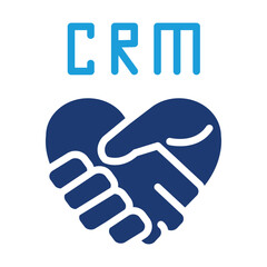 crm colored icon vector design good for web or mobile app