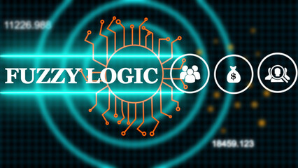 Conceptual hand writing showing Fuzzy Logic. Concept meaning checks for extent of dirt and grease amount of soap and water Male wear formal suit presenting presentation smart	
