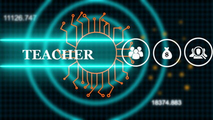 Teacher helping group of mature multi-cultural students studying and working on laptop in library learning IT skills in evening class 