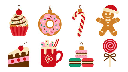 Sweet Christmas Delights: A festive array of Christmas treats, candies, and baked goods, each one a testament to the joy and warmth of the season.