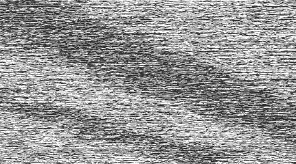 Black and white horizontal textured pattern with irregular lines and speckles abstract background © ESIPOOS