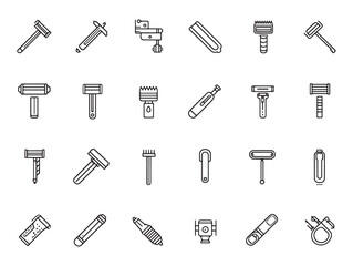 Razor Line Art Cutting Through Darkness
