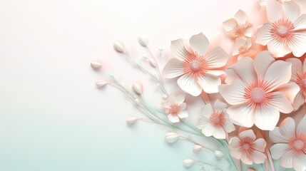 Stunning mint green floral arrangement frame high resolution photo