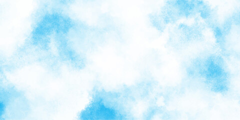 Light blue watercolor abstract background illustration gentle smoke effect against a white background.