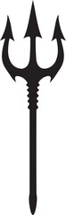 Trident icon in silhouette,Trident icon Eps, trident vector