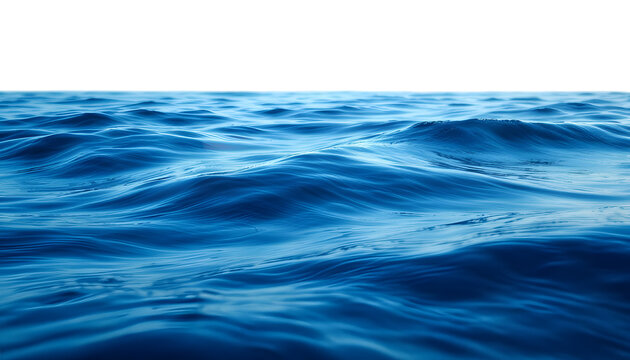 Water surface texture side view