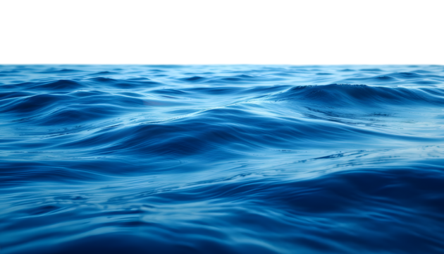 Water surface texture side view