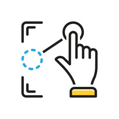 Multi color icon for drag